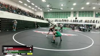 132 lbs Quarterfinal - Trey Smith, Cody vs Colin McWilliams, Lander Valley