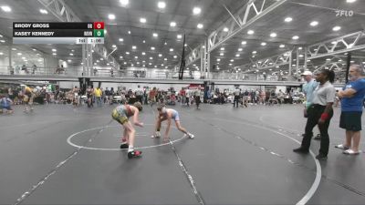 92 lbs Round 6 (10 Team) - Kasey Kennedy, Revival Riddlers vs Brody Gross, Ohio Gold
