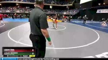 5 lbs Champ. Round 1 - Josiah Pina, Amarillo Caprock vs Logan Sedwick, Prosper Rock Hill
