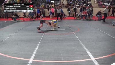 90_B lbs Consi Of 16 #1 - Coleman Beecroft, Southern York vs Dax Gaston, River Valley