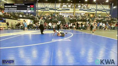 61 lbs Consolation - Michael Petro, Cowboy Wrestling Club vs Kolt Atkinson, Husky WC