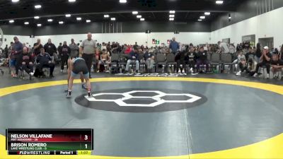 95 lbs Round 4 (6 Team) - Nelson Villafane, Mat Assassins vs Brison Romero, Lake Wrestling Club