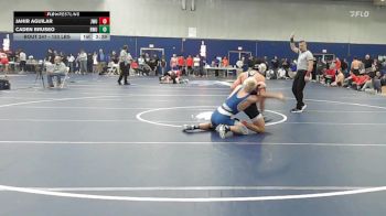133 lbs Quarterfinal - Jahir Aguilar, Johnson & Wales (RI) vs Caden Bruseo, Roger Williams