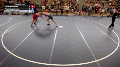 215 lbs Quarters - Jeremiah Luke, IL vs Oliver McPeek, IL