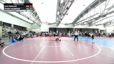 81 lbs Rr Rnd 2 - Jack Friedland, Xtreme Wild vs Sydney Daxberger, Falcons Wrestling Club