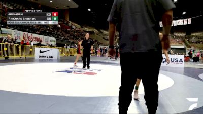 Junior Girls - 105 lbs Cons. Round 3 - Austin Desai vs Jesirra Persaud, Delta Wrestling Club