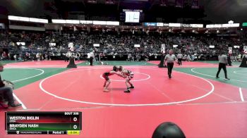 85 lbs Cons. Round 1 - Weston Biglin, CFEA vs Brayden Nash, OHCA