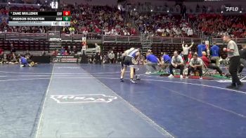 2A-157 lbs Quarterfinal - Zane Mullenix, Eddyville-Blakesburg-Fremont vs Hudson Scranton, Anamosa