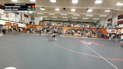 97-101 lbs Round 3 - Brogan Tidemann, Worland Middle School vs Michael South, Thermopolis Middle School