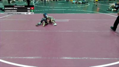 44 lbs Round 1 (4 Team) - Nazareth Vela, Top Rank vs LaGreg Burns, Ringgold