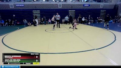 95 lbs Round 1 - Waylon Nelson, CV USA Wrestling Club vs Brock Gorringe, 208 Badgers