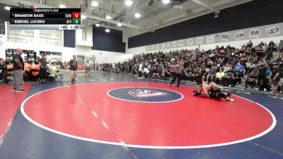 285 lbs Semifinal - Ezekiel Lucero, Northview vs Brandon Bass, Servite