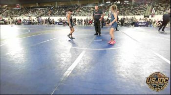 70 lbs Consi Of 8 #1 - Skylar Simpson, All American Wrestling vs Isreal Lopez, Team Worx Wrestling Club