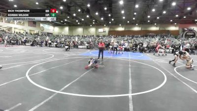 66 lbs Quarterfinal - Rich Thompson, Nor Cal's Finest Wr Ac vs Korbin Wilson, Suples