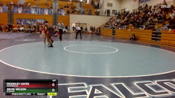 157 lbs Cons. Round 2 - McKinley Hayes, McMinnville vs Devin Wilson, Glencoe