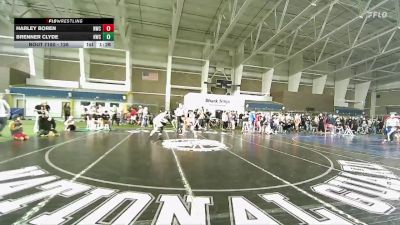 126 lbs Champ. Round 2 - Harley Boren, Northside Wrestling Club vs Brenner Clyde, Hurricane Wrestling Club