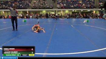 80 lbs Cons. Round 2 - Ivan Larsen, MN Elite vs Lennox Gilbert, Centennial Youth Wrestling