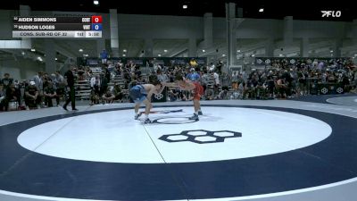 70 kg Cons. Sub-rd Of 32 - Aiden Simmons, Central Coast Regional Training Center vs Hudson Loges, Viking RTC