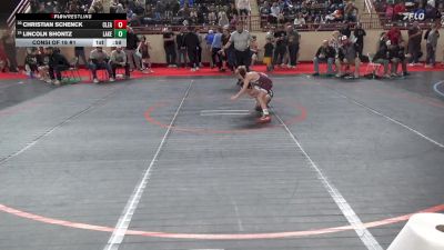 80_B lbs Consi Of 16 #1 - Christian Schenck, Clearfield vs Lincoln Shontz, Lakeview