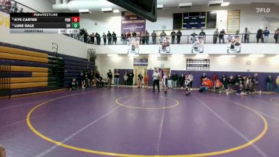 110 lbs Semifinal - Kye Carter, Powell Middle School vs Luke Gale, Riverton Middle School