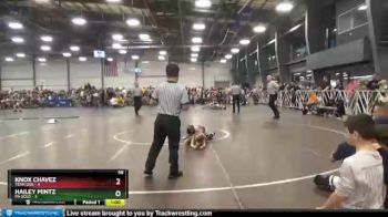 56 lbs Round 1 - Hailey Mintz, PA Gold vs Knox Chavez, Team USA