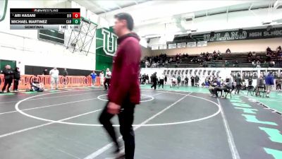 190 lbs Semifinal - Ari Hasani, Birmingham vs Michael Martinez, Carter