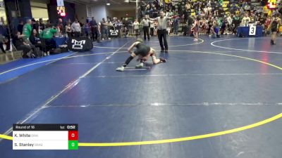 96 lbs Round Of 16 - Kael White, Grain House vs Silas Stanley, Dragons WC