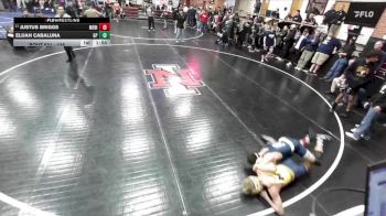 126 lbs Cons. Round 5 - Elijah Cabaluna, Gonzaga Prep vs Justus Briggs, Meridian