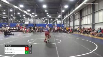 132 lbs Rr Rnd 2 - Kole Brower, Young Guns (IL) vs Matt Hogue, The Recruitables