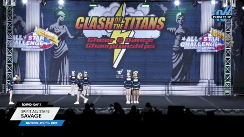 Spirit All Stars - SAVAGE [2024 L1.1 Youth - PREP Day 1] 2024 ASC Clash of the Titans Schaumburg & CSG Dance Grand Nationals