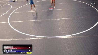 Round 2 - Lyla Davis, Anoka Youth Wrestling vs Zoe Roddis, South St Paul Wrestling