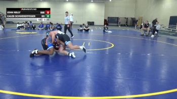 197 lbs 5th Place Match - Caleb Schwerdtfeger, Southeast Community College vs John Kelly, Hawkeye Community College