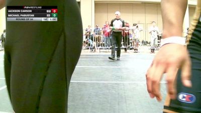 132 lbs Round Of 64 - Jackson Carson, Nighthawk WC vs Michael Pabustan, Red Dot WC
