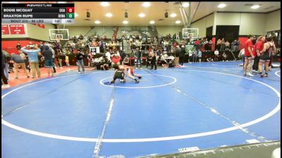 86 lbs 5th Place - Bodie McQuay, Skiatook HS vs Braxton Rupe, Dewar HS Boys