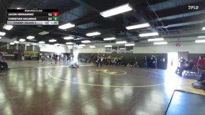 113 lbs Champ. Round 2 - Jacob Hernandez, Valencia vs Christian Zacarias, El Camino Real