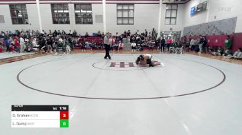 157 lbs Round Of 64 - Dante Graham, Charlotte Country Day School vs Louie Gump, The Westminster School