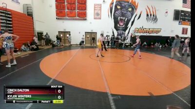 160 lbs Quarterfinal - Kyler Winters, Rocky Mountain vs Cinch Dalton, Cody