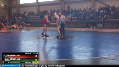 141-145 lbs Round 2 - Ryan Stonelake, Sheridan vs Colton Malone, Sage Valley