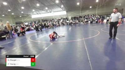 67 lbs Semifinal - Otto Mauger, Westlake vs Fisher Young, Unattached