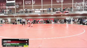 114 lbs 1st Place Match - Josie Reed, Challis vs Catherine Montalvan, West Jefferson
