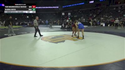 190 lbs Consi Of 8 #1 - Tasi Maumausolo Matagi, Nipomo (CS) vs Elisha Boyd, Rocklin (SJ)