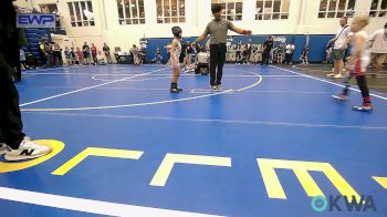 58 lbs Semifinal - Lane Plumlee, Mustang Bronco Wrestling Club vs Maxwell Roy, Standfast OKC