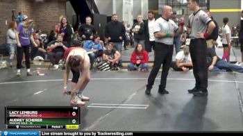 118 lbs Round 1 (6 Team) - Lacy Lemburg, Nebraska Vipers Gold vs Audrey Scherer, Missouri Gold