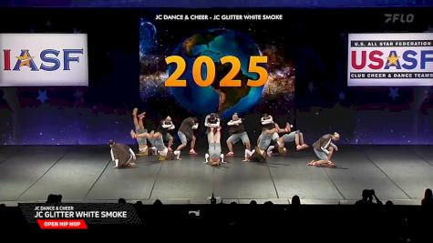 JC Dance & Cheer - JC Glitter White Smoke [2025 Open Hip Hop Finals] 2025 The Dance Worlds