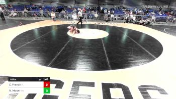 113 lbs Consi Of 64 #1 - Camren French, FL vs Nathan Moser, OH