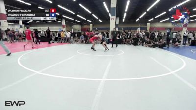 138 lbs Consi Of 16 #2 - Dazmen Pellican, Patriot Wrestling Club vs Ricardo Fernandez, RGV Wrestling Club