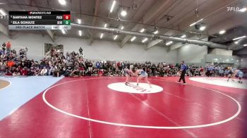 130 lbs 3rd Place Match - Santana Montez, Pueblo Central vs Eila Schultz, Severance