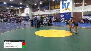 106 lbs Consolation - Russell Wang, Capistrano Valley vs Patinya Khamruechai, Royal