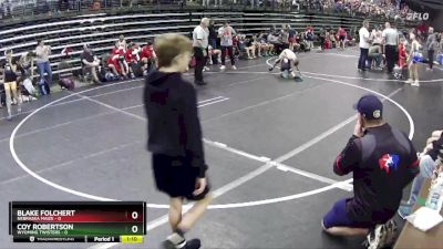 75 lbs Round 3 (6 Team) - Blake Folchert, Nebraska Maize vs Coy Robertson, Wyoming Twisters