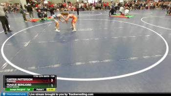 126 lbs Cons. Round 3 - Carter Patterson, Tennessee vs Teague Bergjord, South Dakota